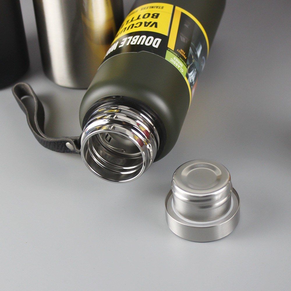 34oz Vacuum Insulated Wide Mouth Bottle Stainless Steel