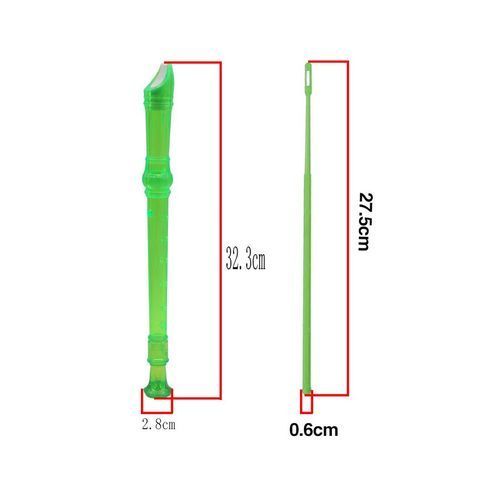 Music Instrument 8 Hole Soprano Recorder With Clean Rod