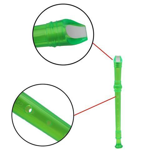 Music Instrument 8 Hole Soprano Recorder With Clean Rod