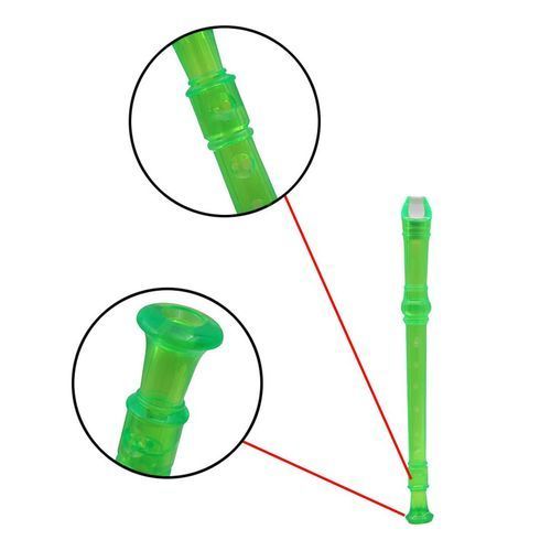 Music Instrument 8 Hole Soprano Recorder With Clean Rod