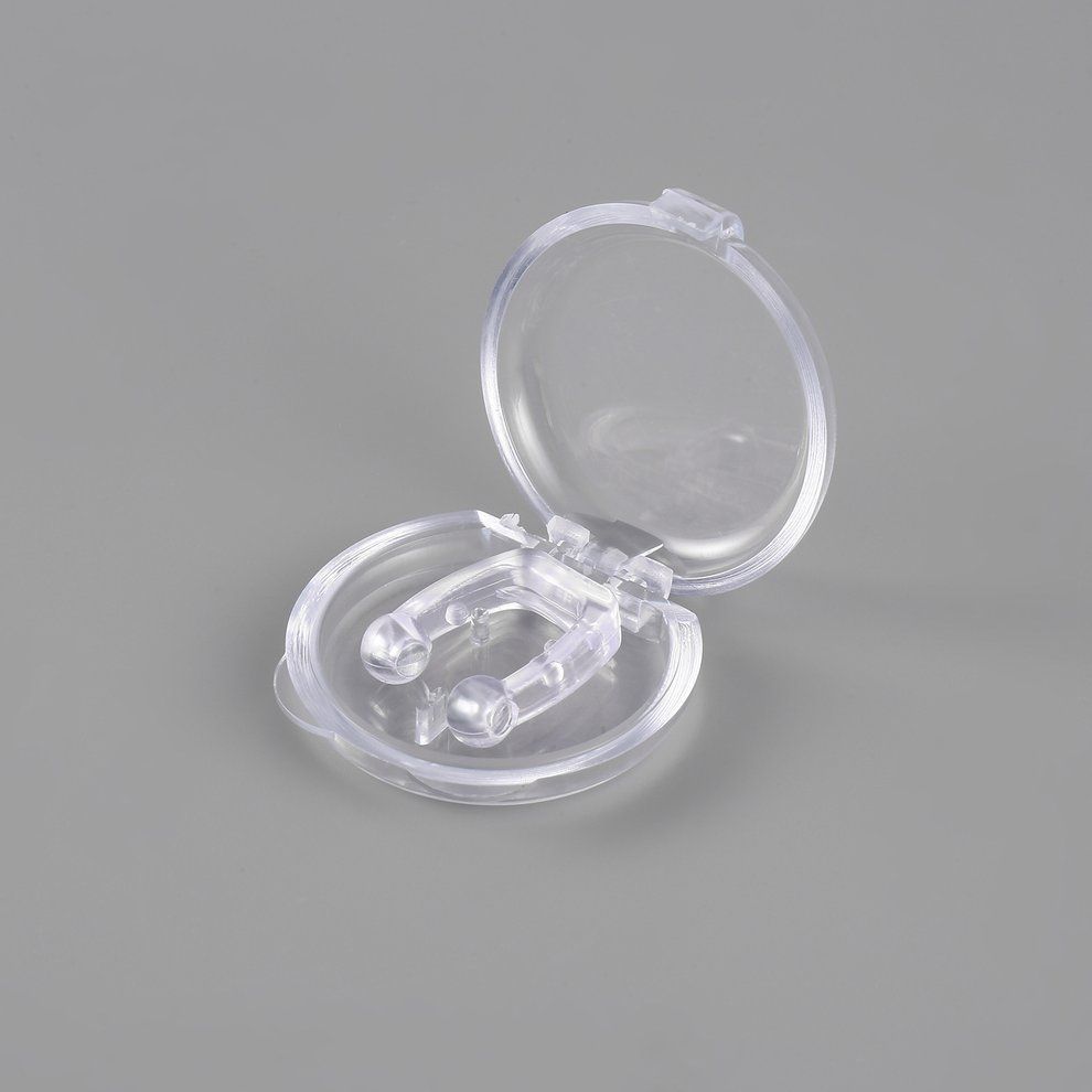 Anti Snoring Relieve Nasal Congestion Snoring Devices Ventilation Nose Clip-Tranparent