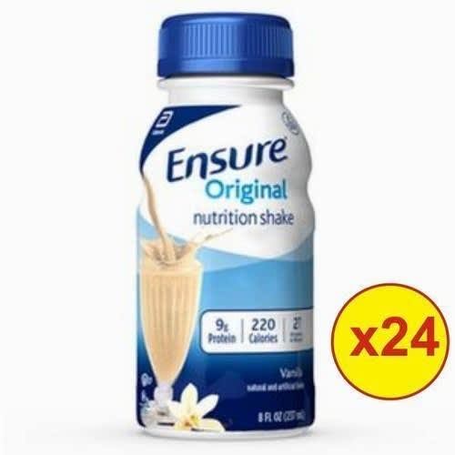 Healthy Vanilla Nutrition Shake Drink -  CARTON OF 24