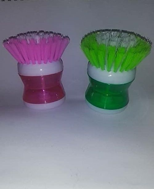 2 Pieces - Soap Drop Dish Washer Brush 