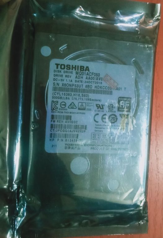 500GB Internal Hard Disk Drive -SATA For Laptop