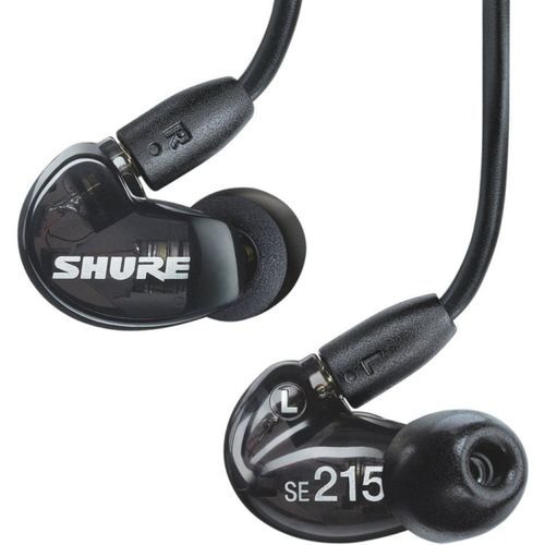 Shure SE215 Sound Isolating Earphones With Single Dynamic MicroDriver (Black) BDZ