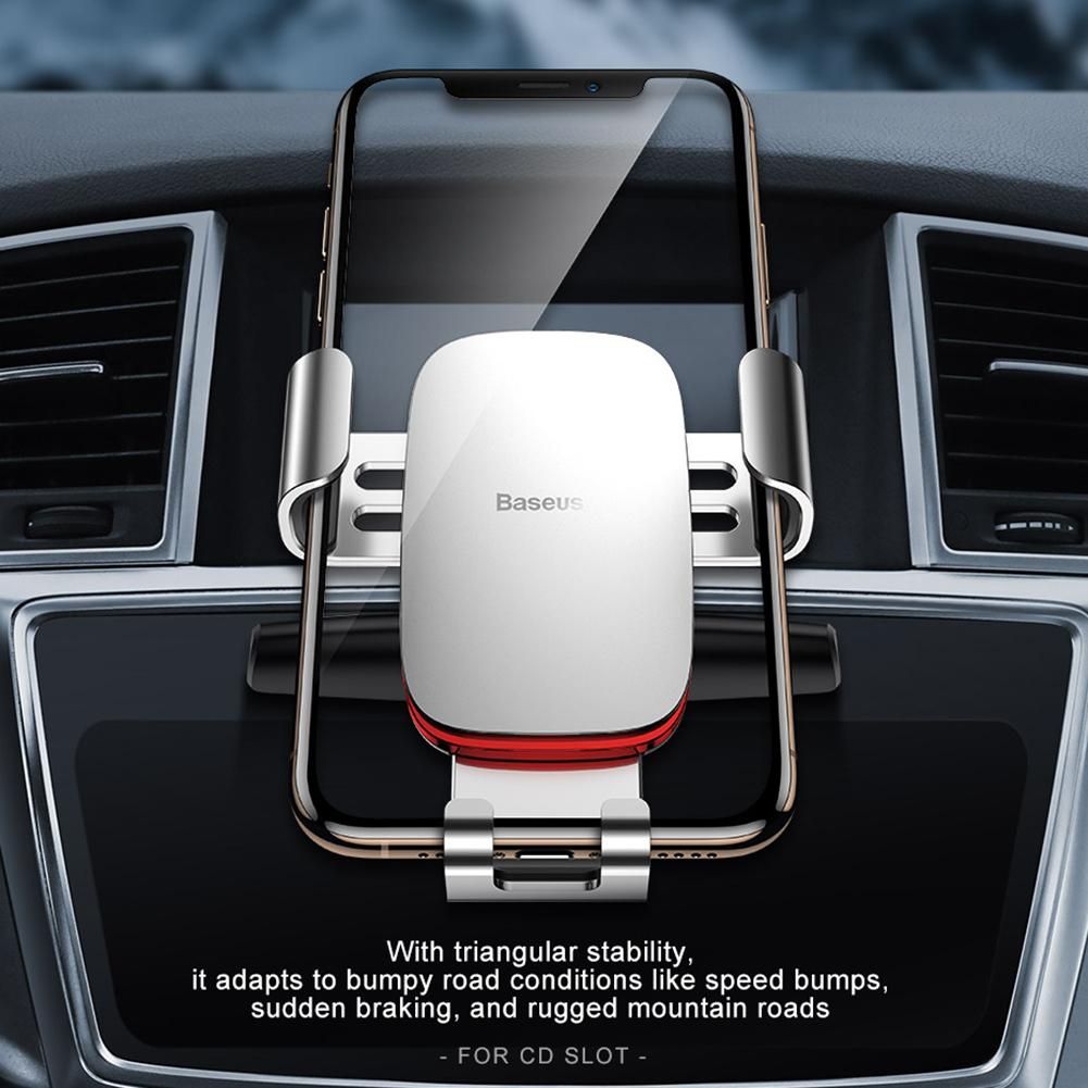 Baseus Car Phone Holder 360 Rotation Gravity CD Slot Mount
