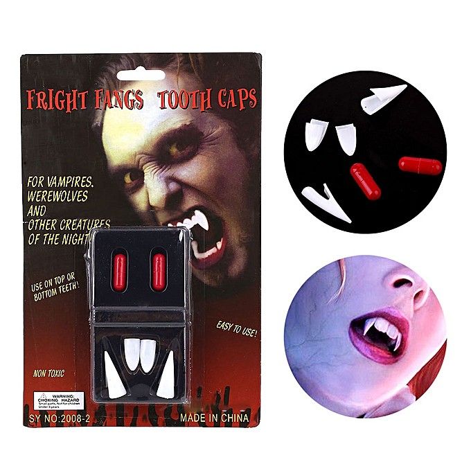 New Vampire/Werewolves Tooth Caps With Blood Capsules