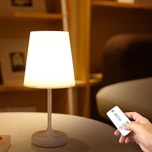 Remote Control Bedroom LED Table Lamp Touch Control 3 Gear Dimming