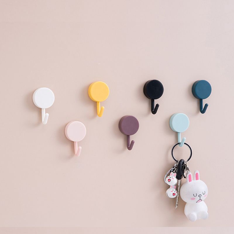 10pcs Self-adhesive Wall-mounted Hanging Hooks