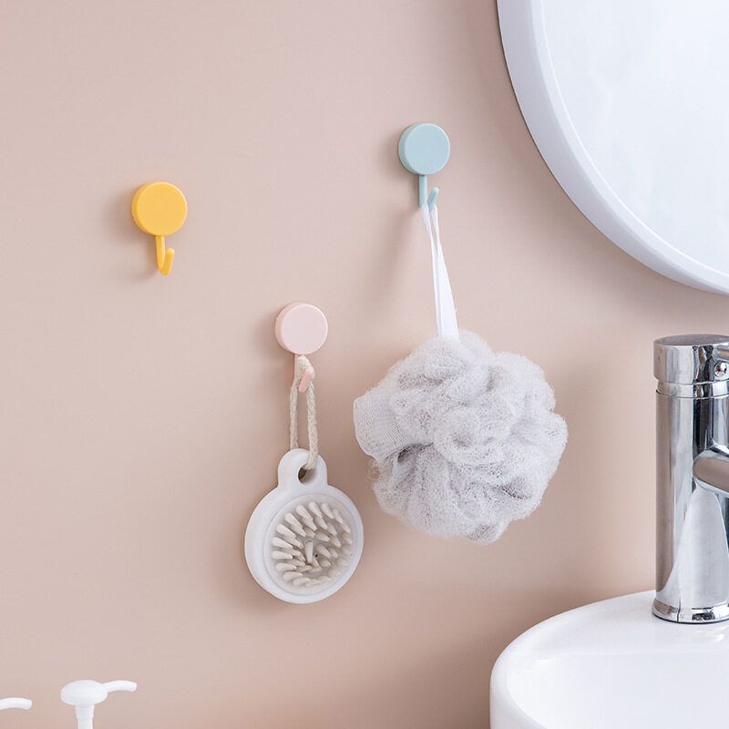 10pcs Self-adhesive Wall-mounted Hanging Hooks