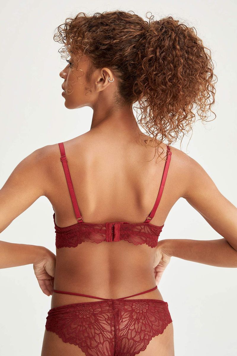 Woman T-Shirt Bra - Bordeaux