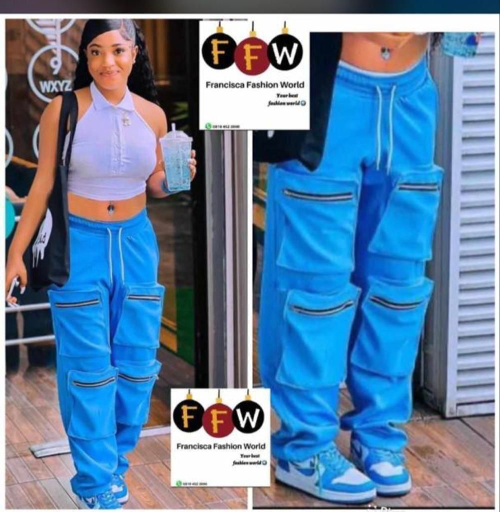 Trendy Ladies Cargo Pants
