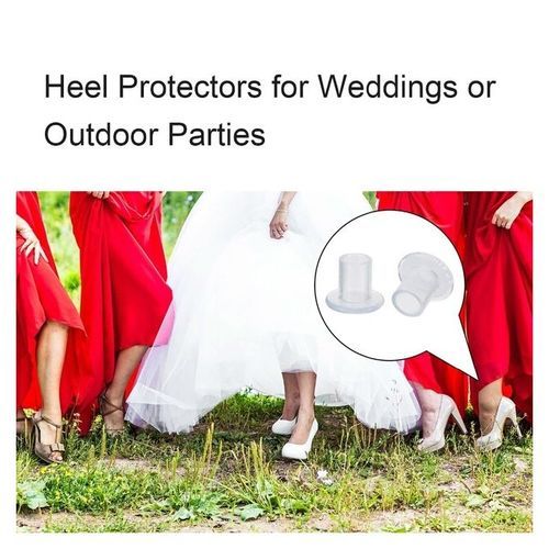 High Heel Protector Stopper Guard (Medium Size) 1 Pair - Clear
