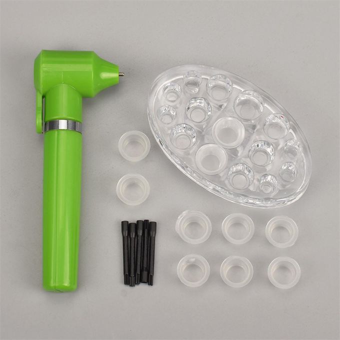 Mixing Machine Supplies Kit, 1pcs Electric Pigment Mixer+1pcs Green