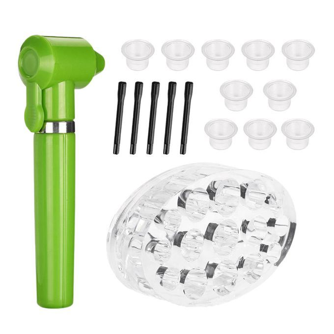 Mixing Machine Supplies Kit, 1pcs Electric Pigment Mixer+1pcs Green