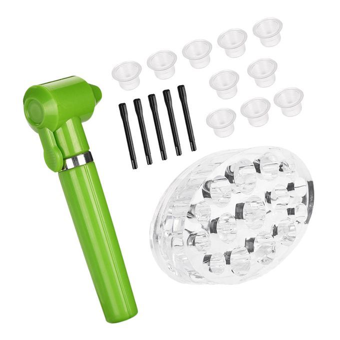 Mixing Machine Supplies Kit, 1pcs Electric Pigment Mixer+1pcs Green