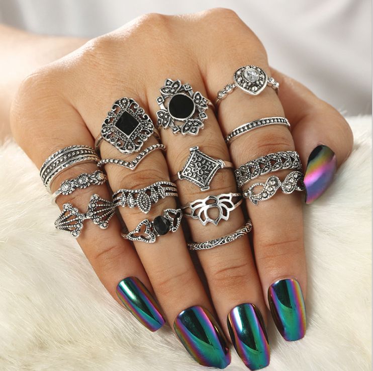 Knuckle Ring Set For Ladies