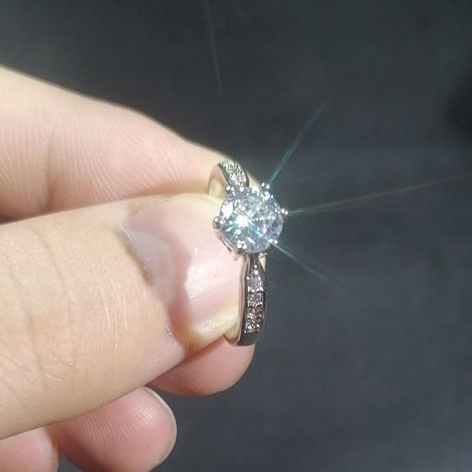 Women Opening Adjustable Zircon Couple Ring Diamond For Men