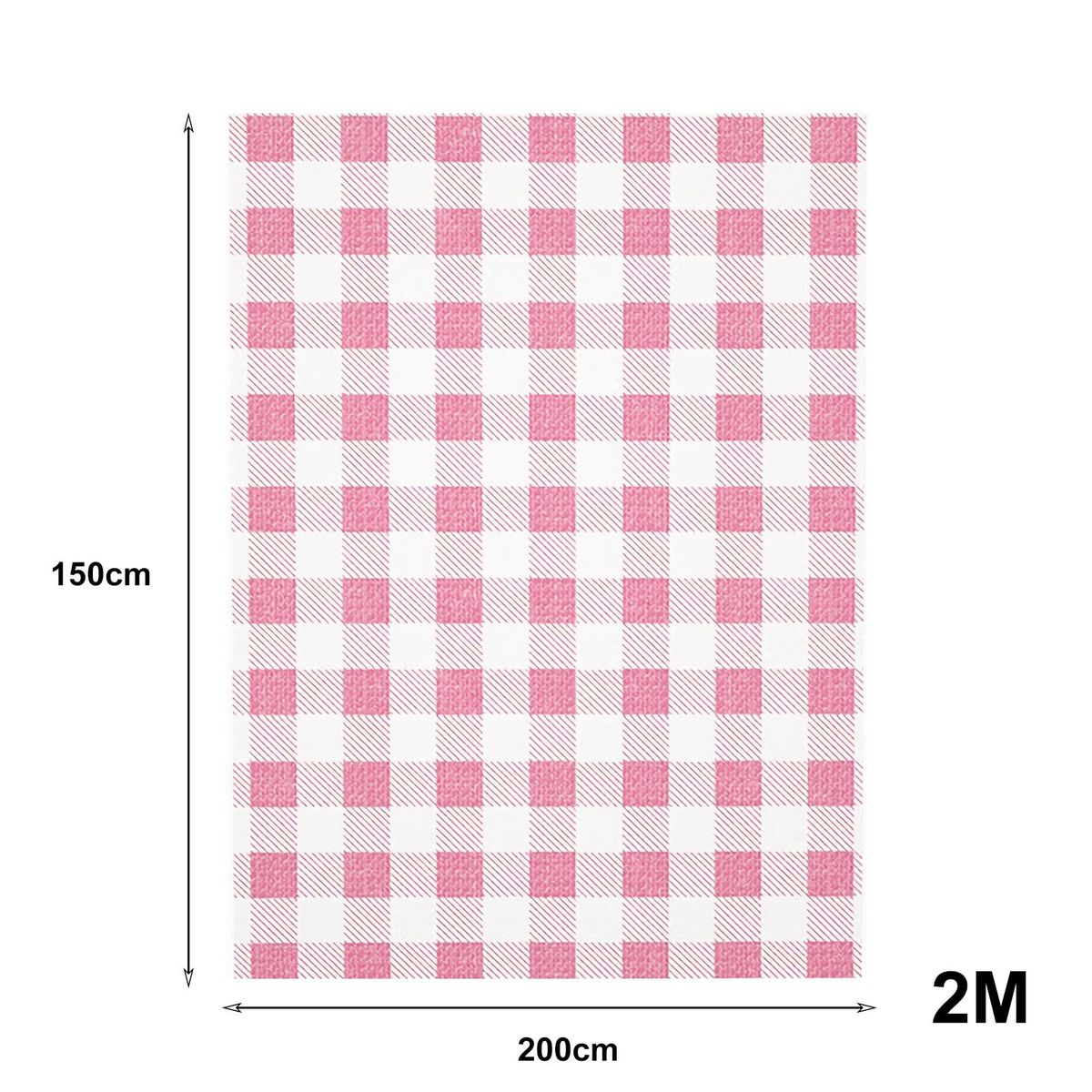 Waterproof Plaid Picnic Blanket Foldable Outdoor Mat Red