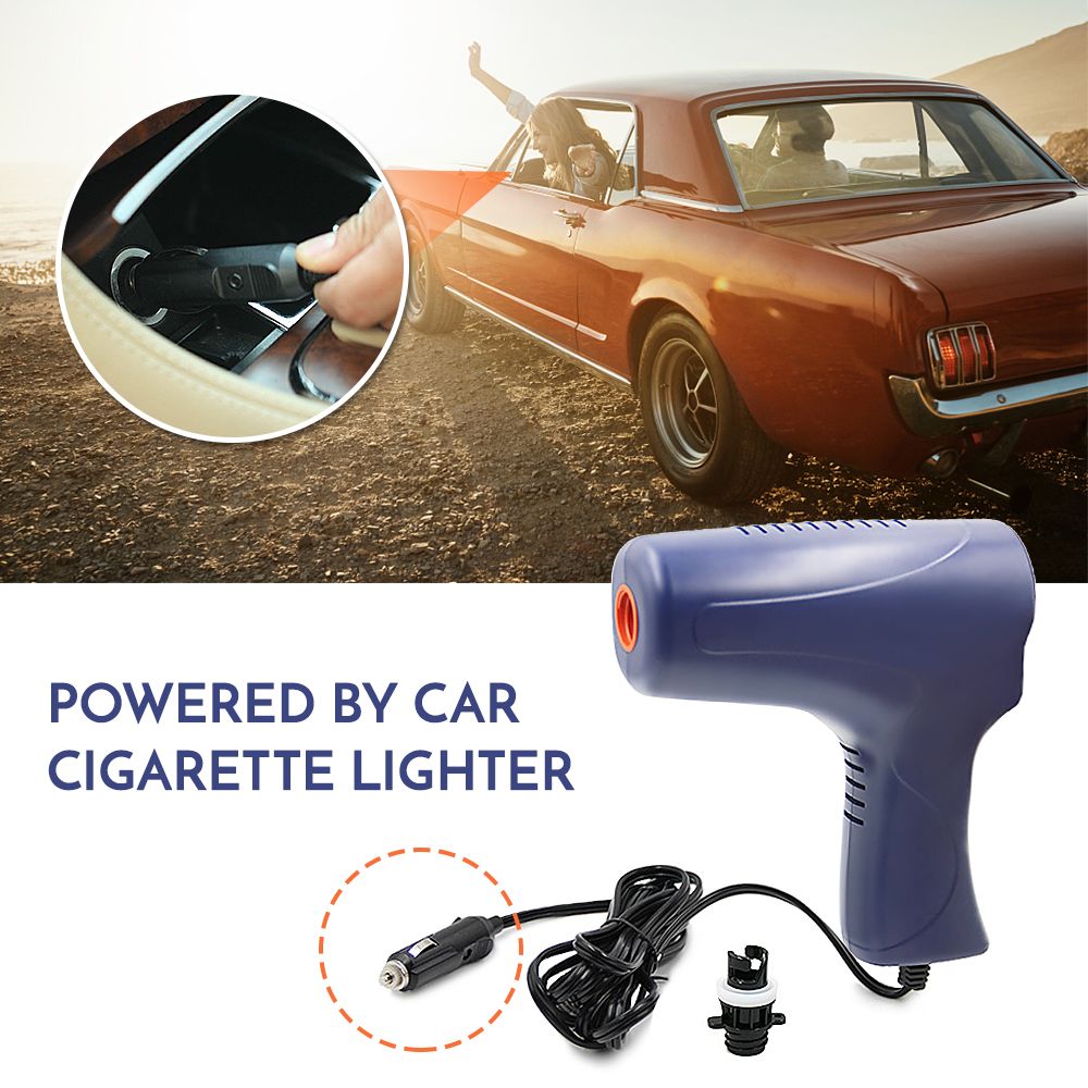 Electric SU-P Ai-r Pum-p 12 Volt Quick Air Inflator For