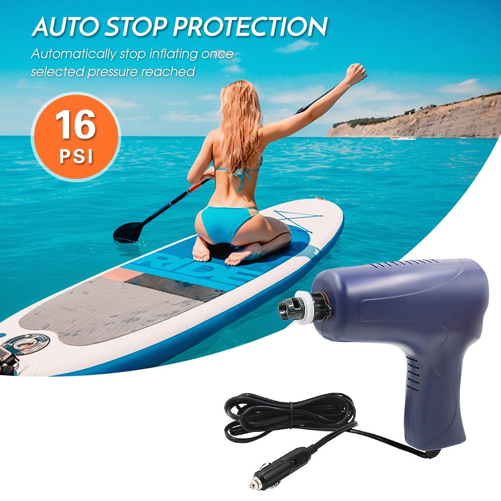 Electric SU-P Ai-r Pum-p 12 Volt Quick Air Inflator For