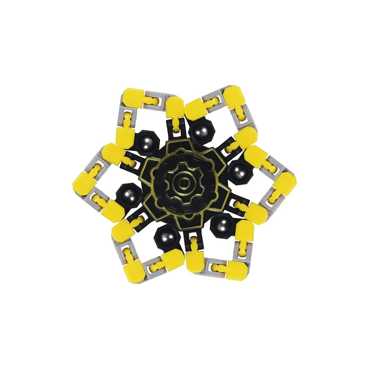 DIY Fidget Spinner Hand Finger Spinner Changeable Chain Shape 360° High-speed Rotation Bearing Focus Toy for ADHD Anxiety Autism Adults Children Anti Stress