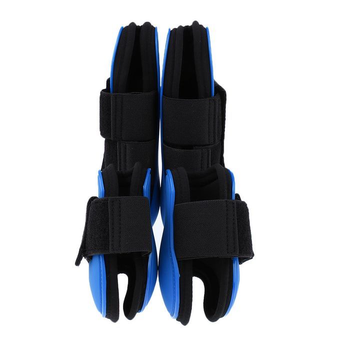 4pcs/set Horse Tendon Fetlock Boots Jumping Horse Front Royal Blue