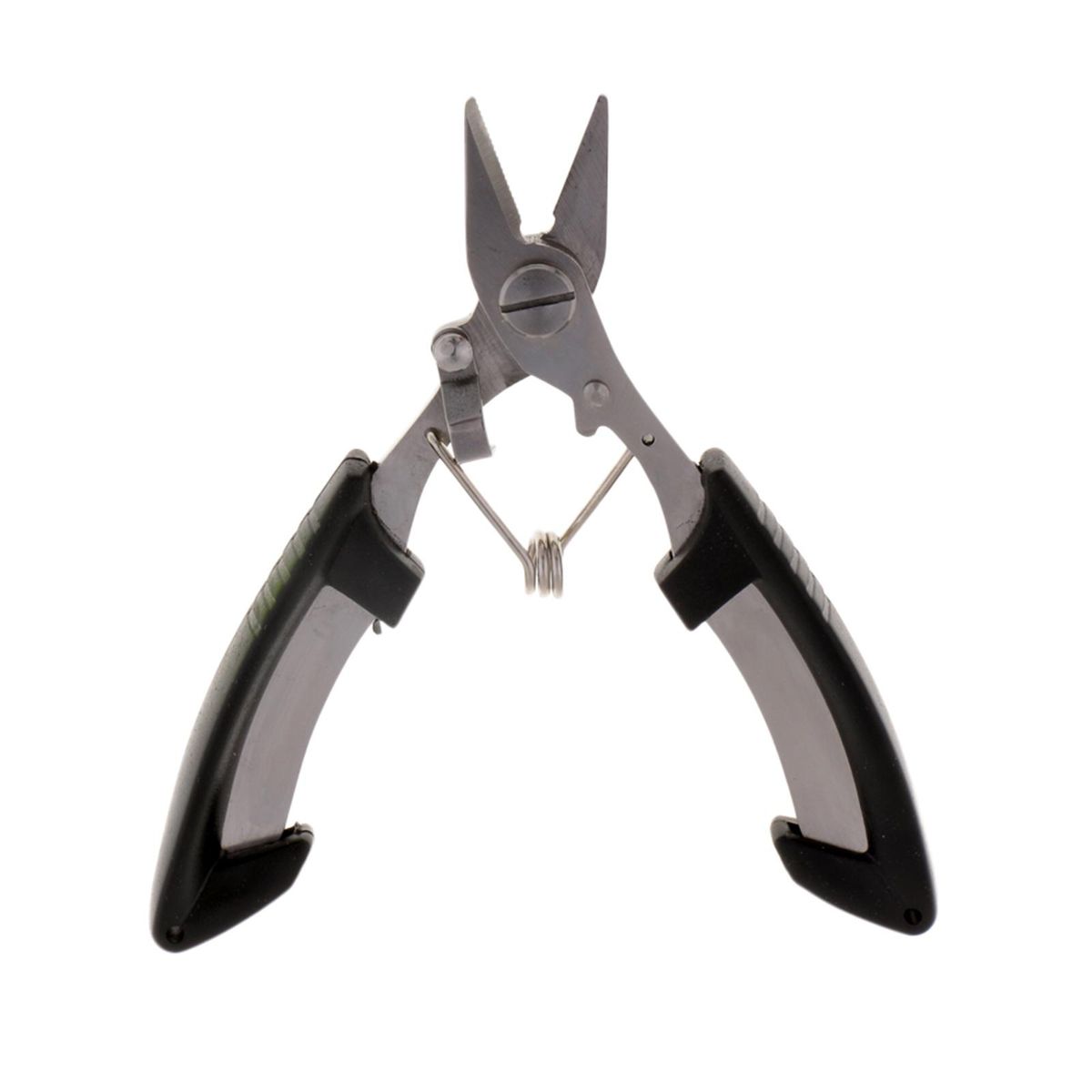 Stainless Steel Fishing Pliers Line Cutter Hook Black