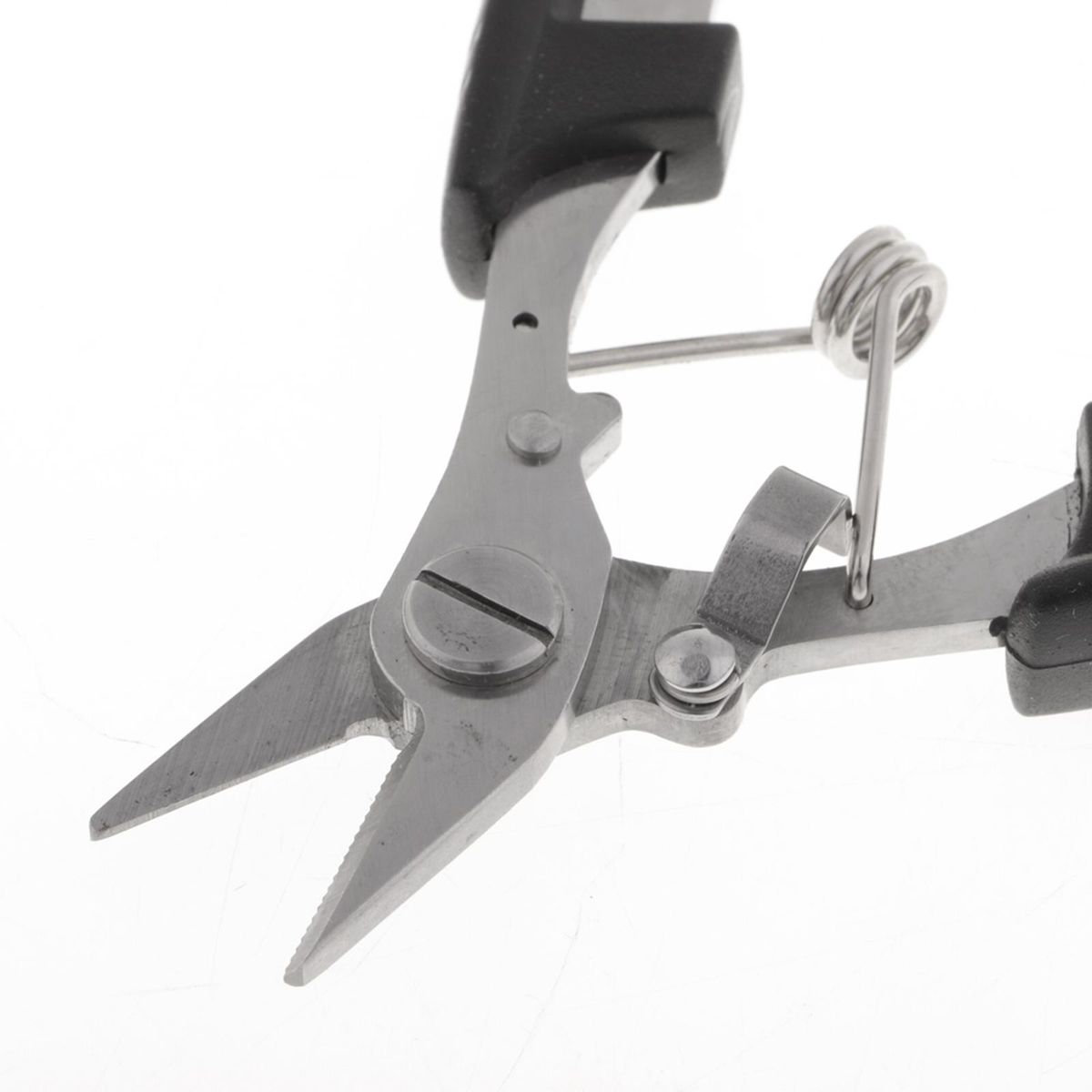 Stainless Steel Fishing Pliers Line Cutter Hook Black