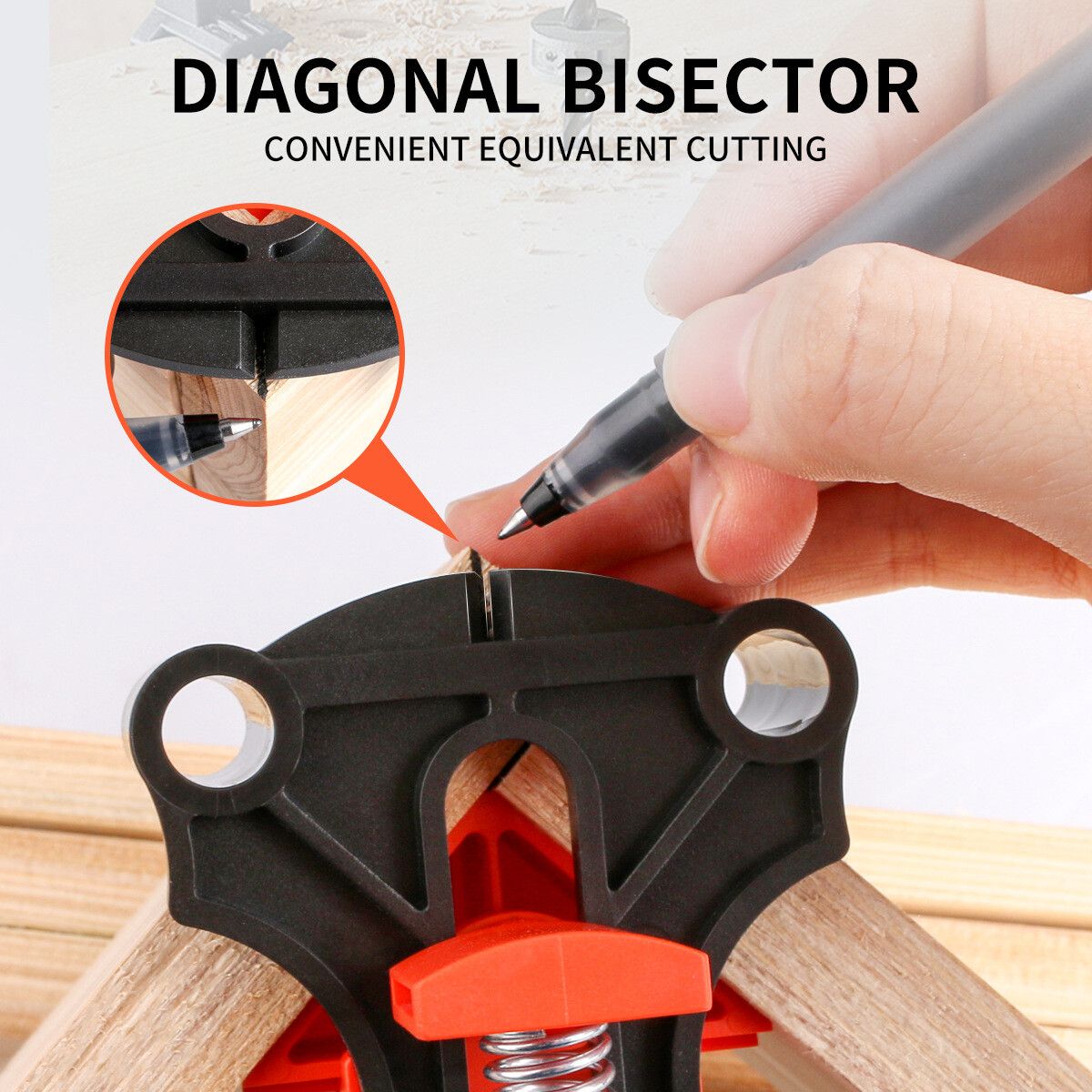 12PCS Corner Clamps Clip Tools Frame Woodworking Tool Set 60/90/120 Degree