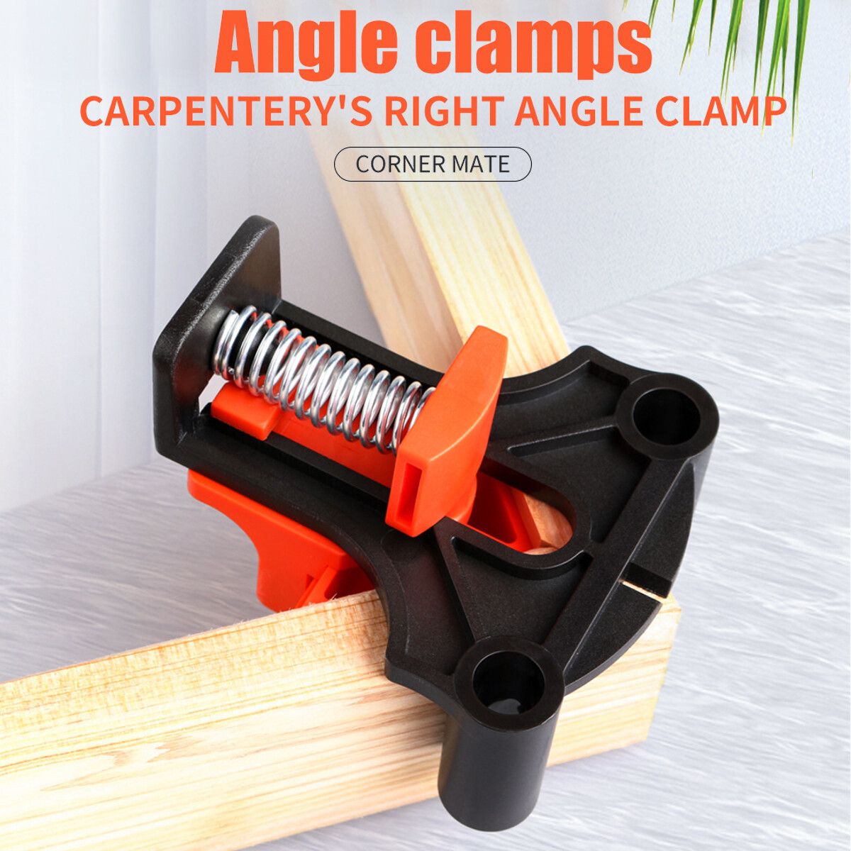 12PCS Corner Clamps Clip Tools Frame Woodworking Tool Set 60/90/120 Degree