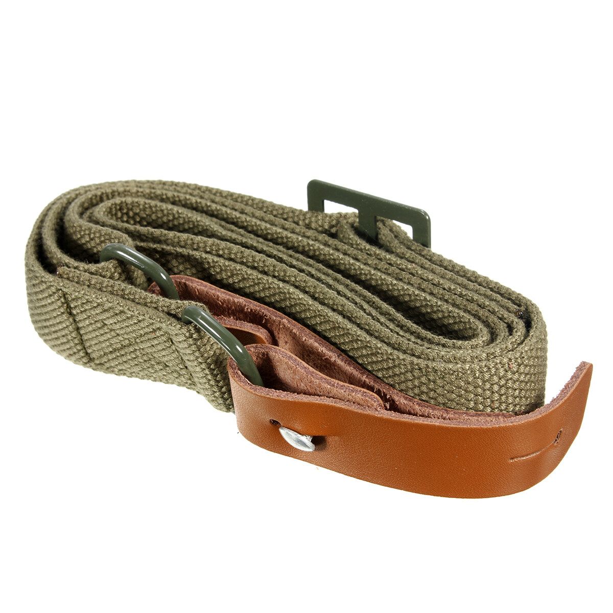 Adjustable 2 Two Point Sling Bungee Climbing Safety Rope Strap Cord Army Green