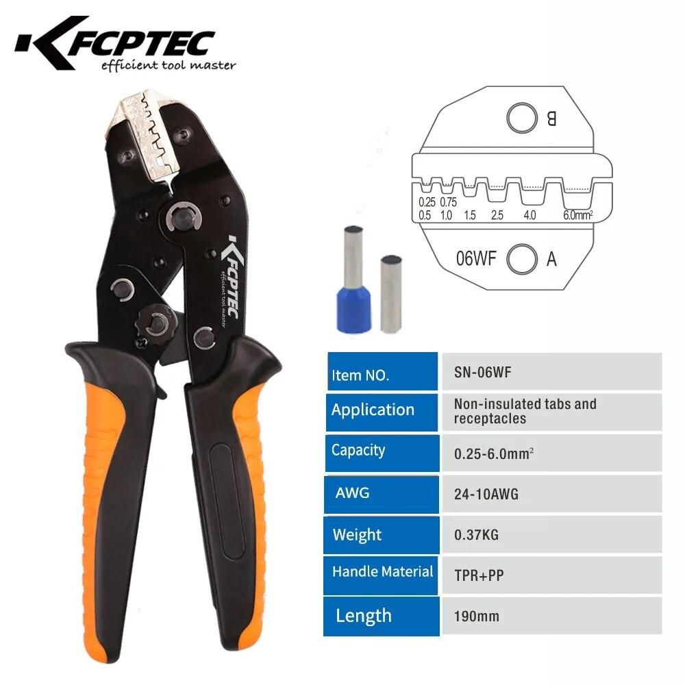 Ferrule Crimping Tool Wire Crimper Pliers for Tubular Terminals