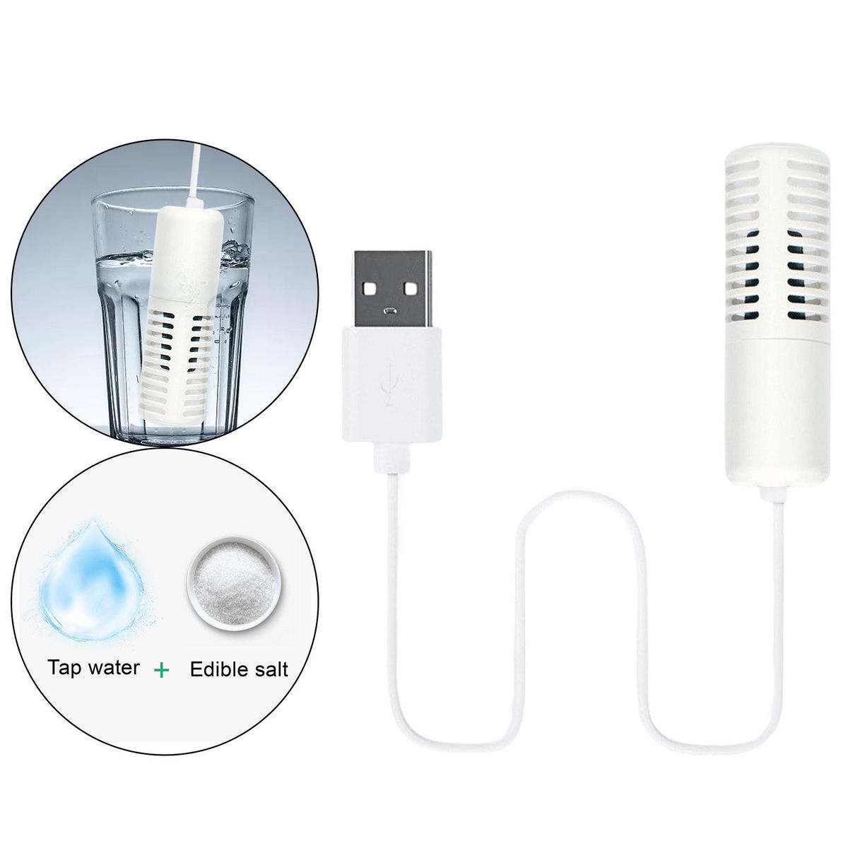 2Pcs DIY Hypochlorous  Water Generator USB Sterilizing