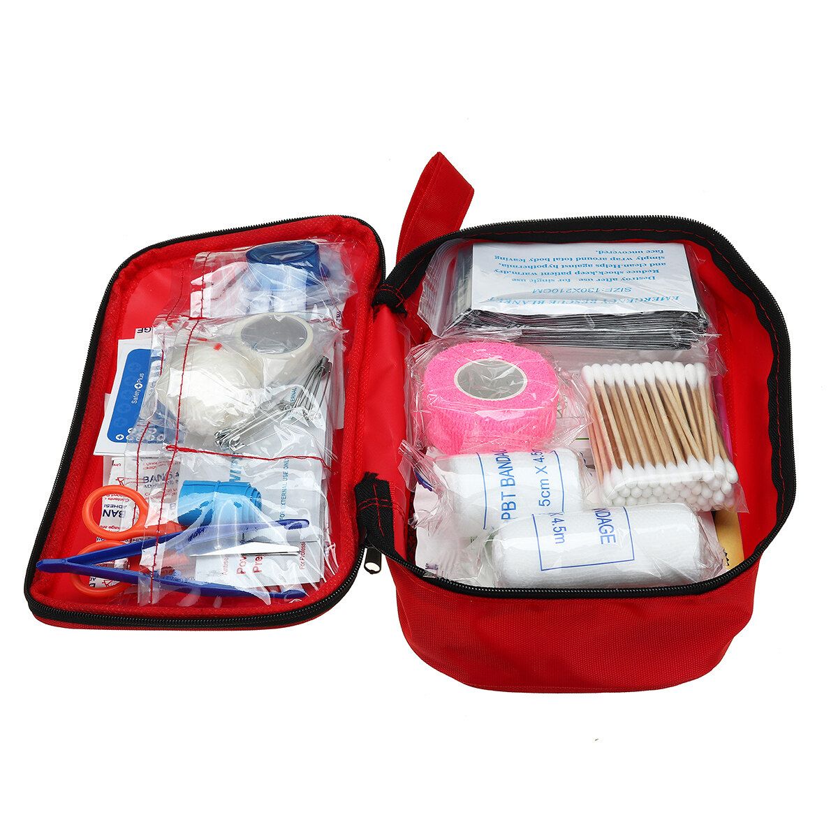 451/200Pcs Outdoor Survival First Aid Kit SOS Emergency For Home Office Car Boat Camping Hiking Travel Or Adventures 200pcs