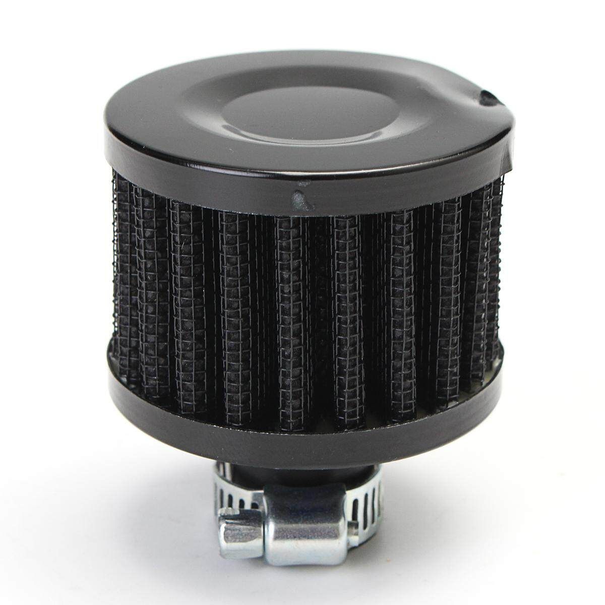Engine Aluminum Oil Catch Can Reservoir Breather Tank Cylinder Filter Baffled