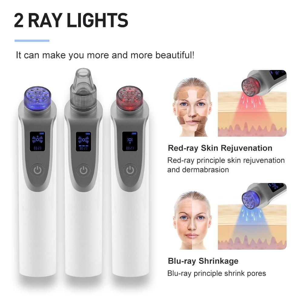 Vacuum Blackhead Remover Vacuum Black Dots Pore Acne Pimple Removal Black Point Vacuum Cleaner Black Dot Blackhead Removal Tool