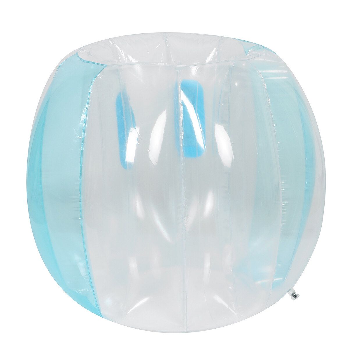 3/4FT PVC Inflatable Bouncing Ball Outdoor Bubble Soccer Ball Games Blue 90x75