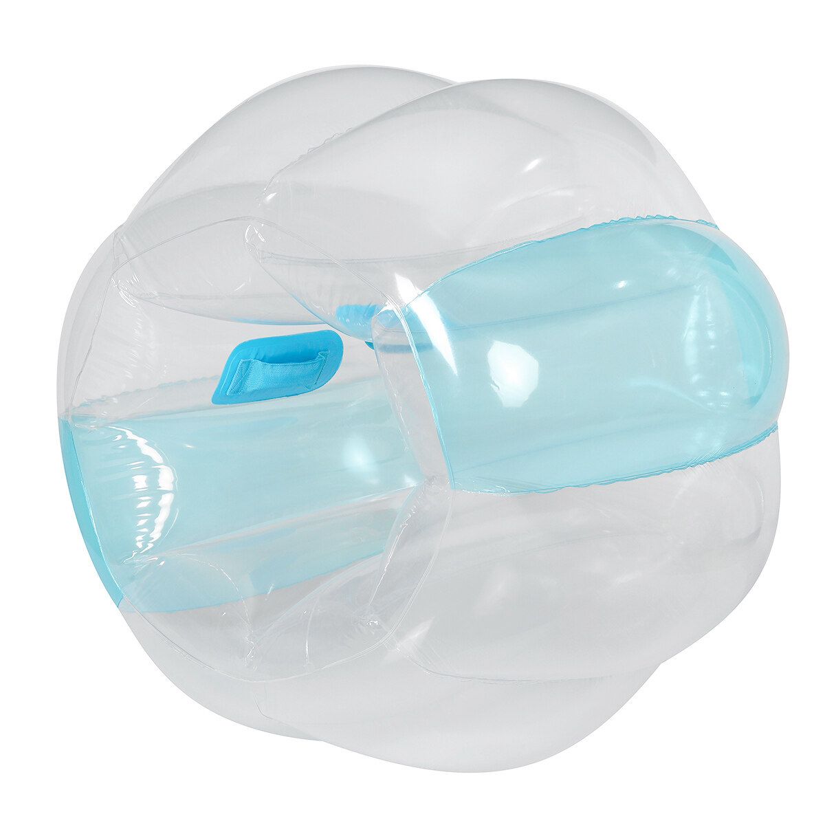 3/4FT PVC Inflatable Bouncing Ball Outdoor Bubble Soccer Ball Games Blue 90x75