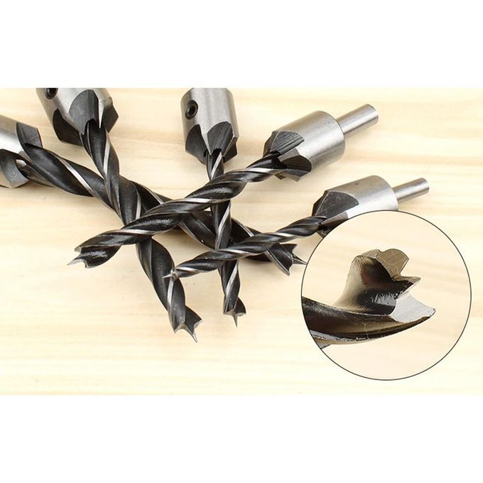 HSS Countersink Drill Bit Set With Chamfer Tool Carpentry Reamer For