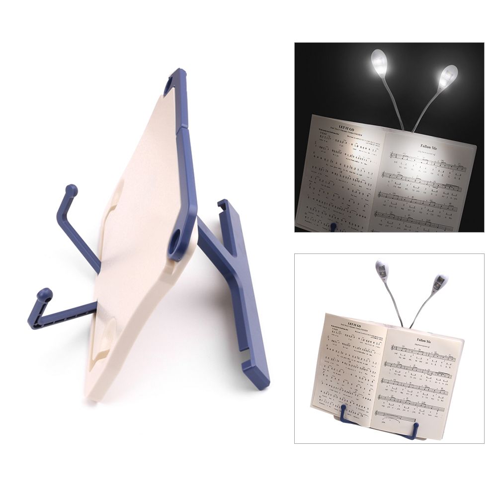 Foldable Music Sheet Holder Book Reading Stand Document Rest
