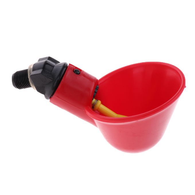 5x Chicken Water Drinker Cups Poultry Drinking Plastic Bowl Automatic
