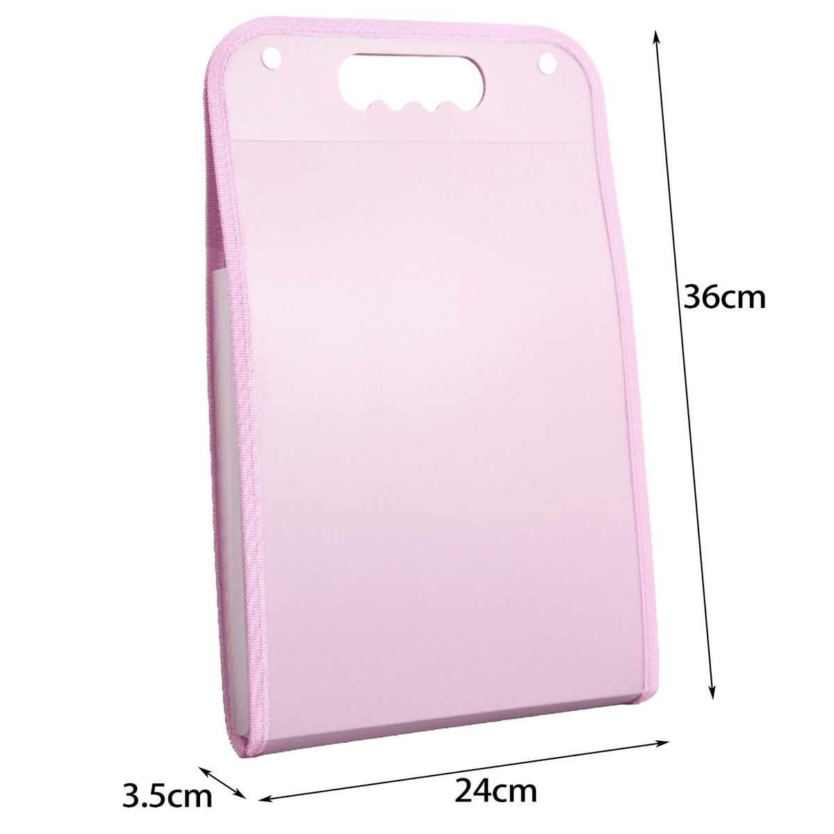 Document Folder File Students Test Paper Accordion File Holder Pink