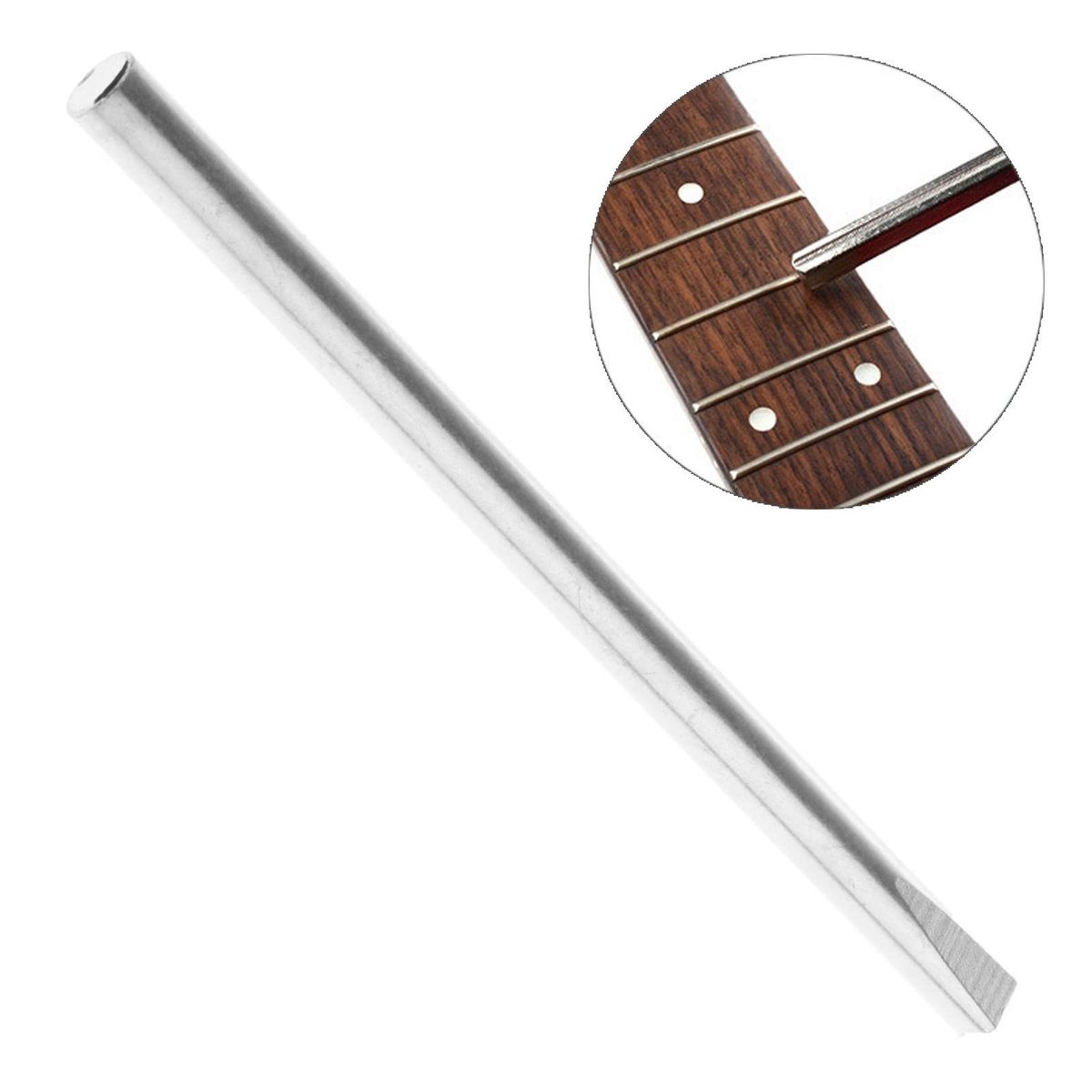 Guitar Fret Repair Tool Precision Fret Wire Setter Tool for Guitar Silver