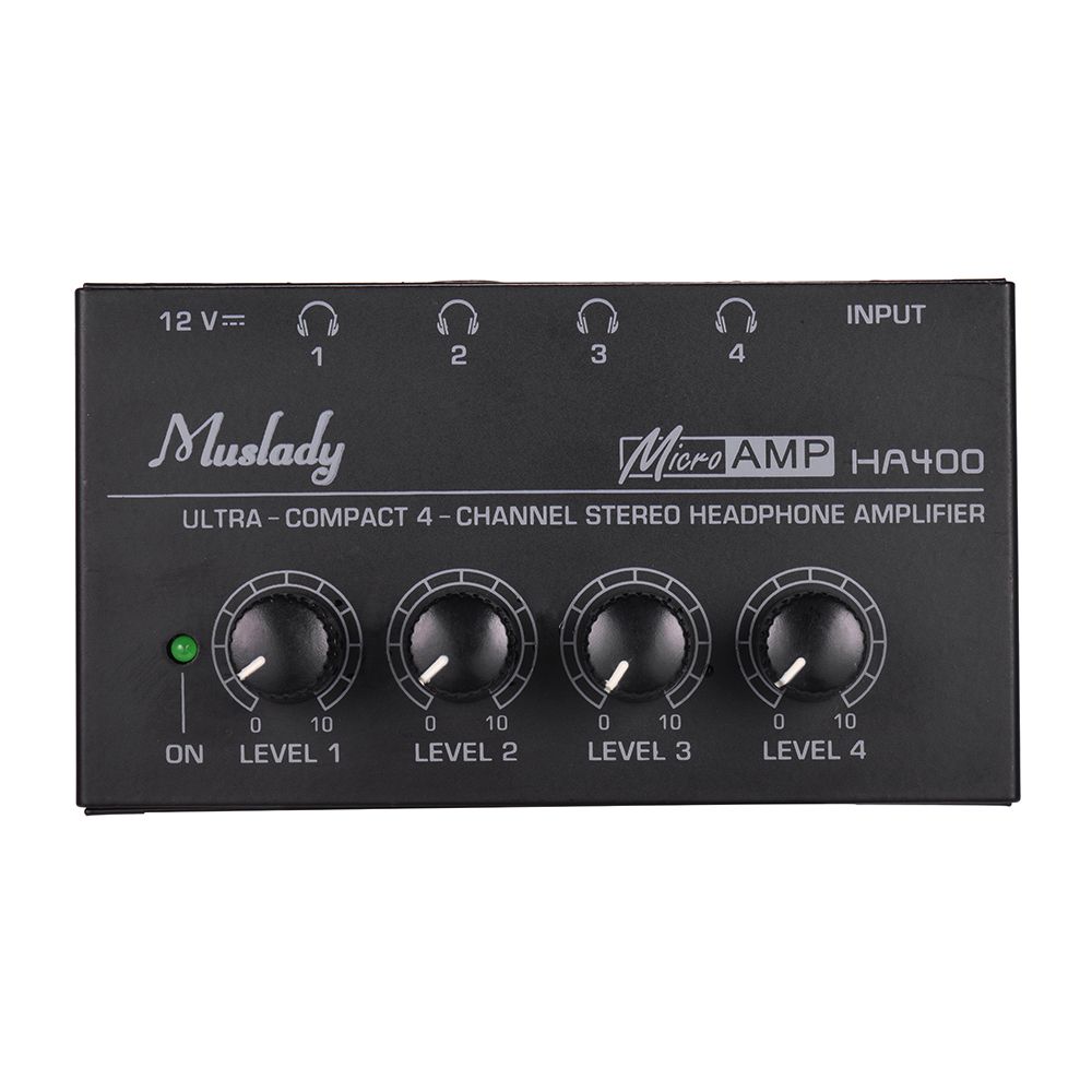 Muslady HA400 Ultra-compact 4 Channels Mini Audio Stereo