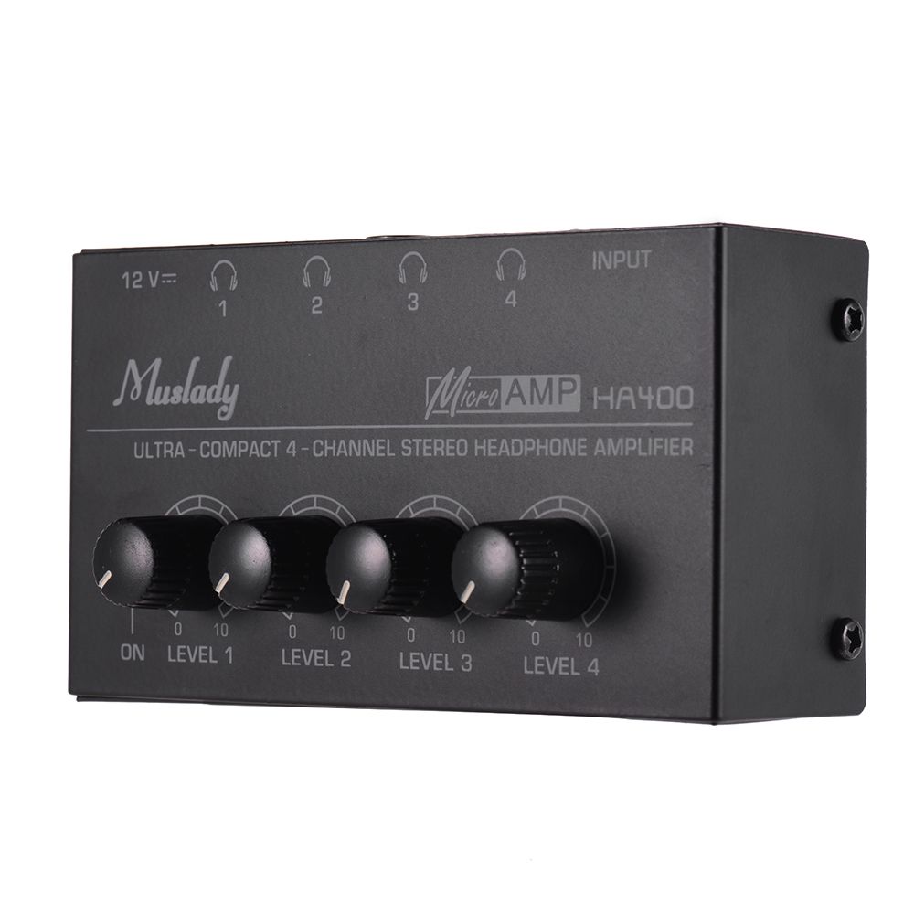 Muslady HA400 Ultra-compact 4 Channels Mini Audio Stereo
