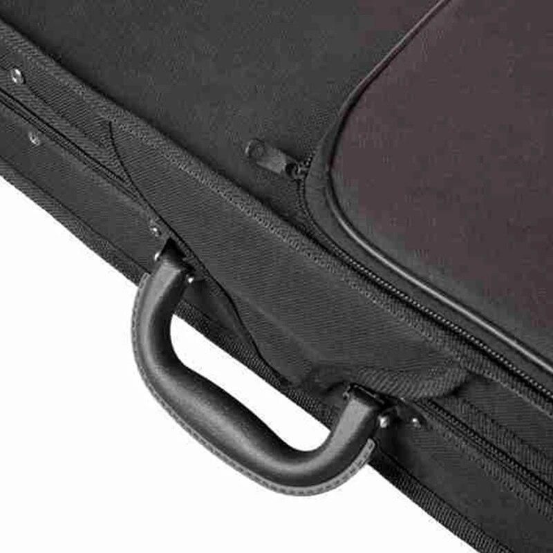 Violin Case Professional Triangular Shape Violin Hard Case Yellow Inside Violin Parts