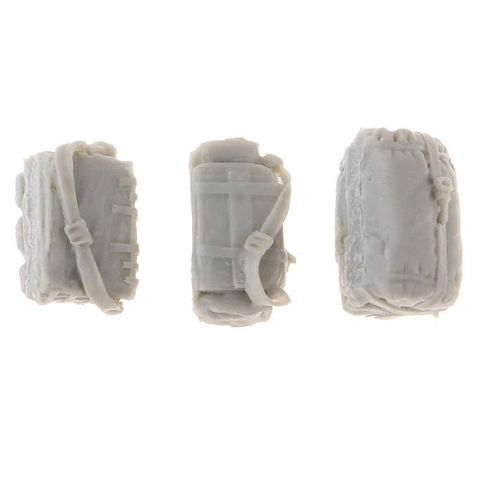 1:35 Scale Resin Soldier Backpack Bags Model Layout For Diorama