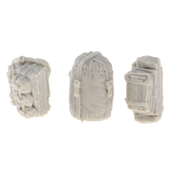 1:35 Scale Resin Soldier Backpack Bags Model Layout For Diorama