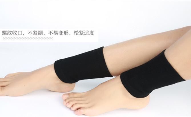 Cashmere Ankle and Wrist Guard Foot Sock Thin Men and Women Foot Protection Neck Joint Cold-Proof Warm Shank Protection Ankle Sleeve Sports Spring and Summer